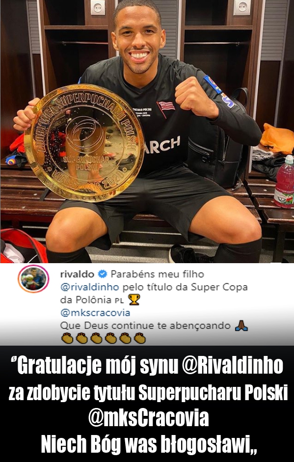 WPIS Rivaldo po wygranej Cracovii w Superpucharze Polski!